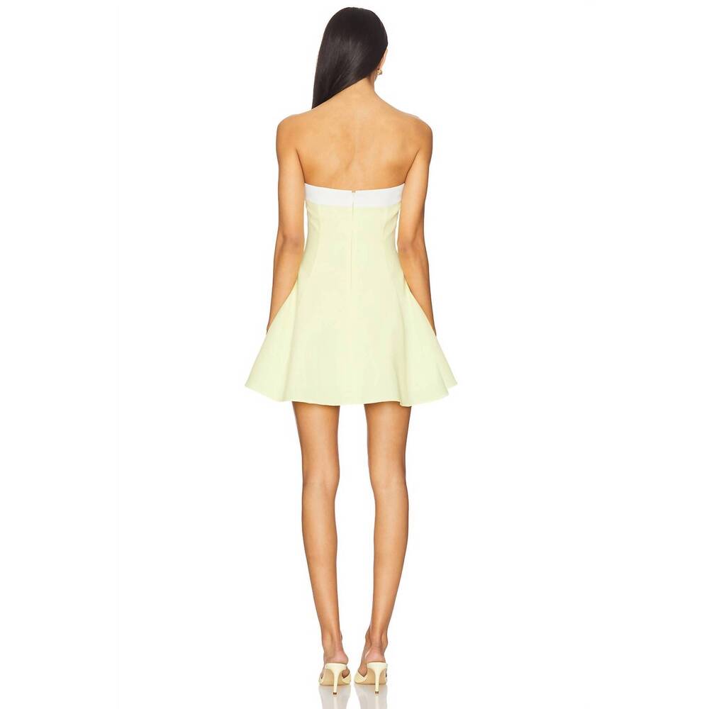 NEW AMANDA UPRICHARD kerielle dress in provence ivory - Picture 4 of 4